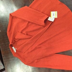 Women's burnt orange jacket, size M